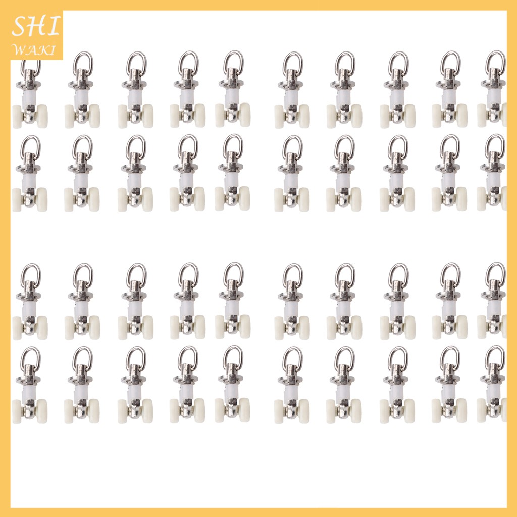 Set 20 Con Lăn Đôi Gắn Màn Cửa Trượt