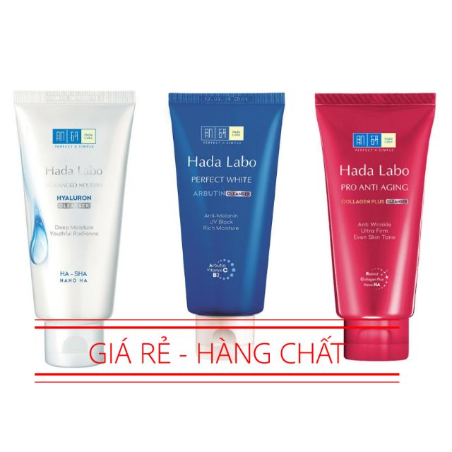 Kem rửa mặt hada labo 80g