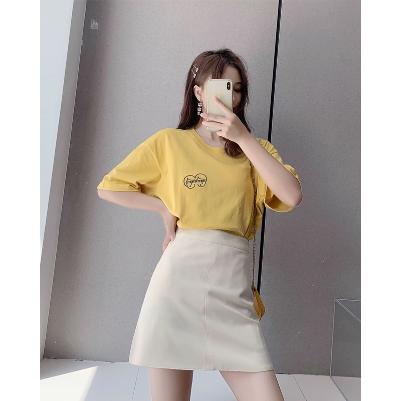 Chân Váy Ngắn Chữ A SanJoli, Váy lưng cao nữ công sở ôm body xinh Hàn Quốc CV002 | BigBuy360 - bigbuy360.vn