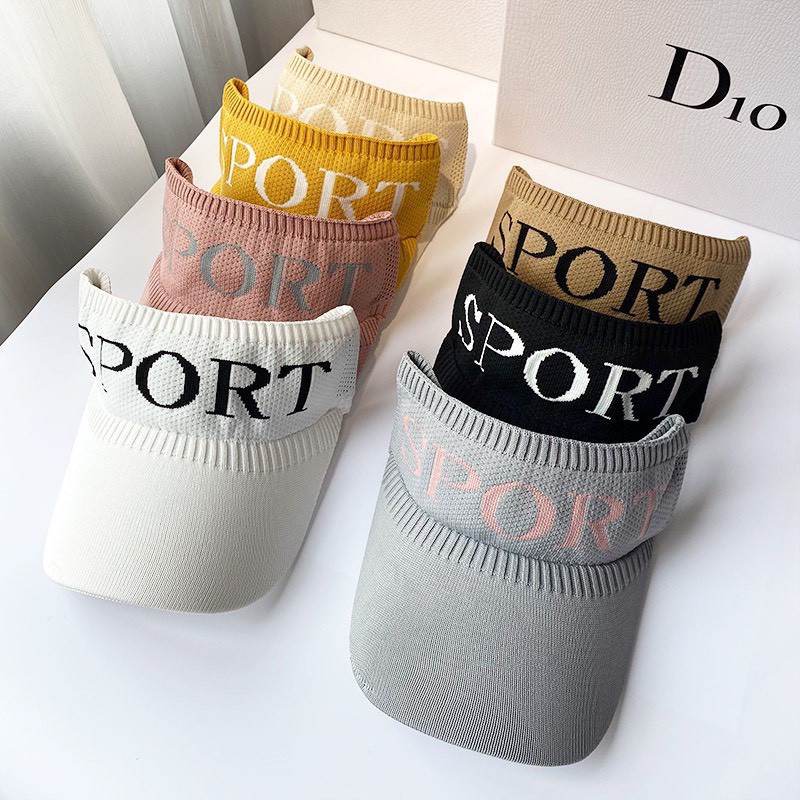 Mũ Lưỡi Trai Nửa Đầu Nón Chống Nắng Thể Thao Cho Nữ Sport