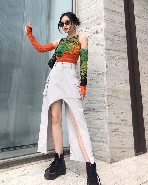 [Mã FATHANG5 giảm 10K đơn 50K] Chân váy dài xẻ chữ U HeartBurn (𝐀𝐥𝐩𝐡𝐚 𝐃𝐢𝐯𝐢𝐝𝐞𝐝 𝐒𝐤𝐢𝐫𝐭 𝐇𝐞𝐚𝐫𝐭𝐁𝐮𝐫𝐧) | BigBuy360 - bigbuy360.vn