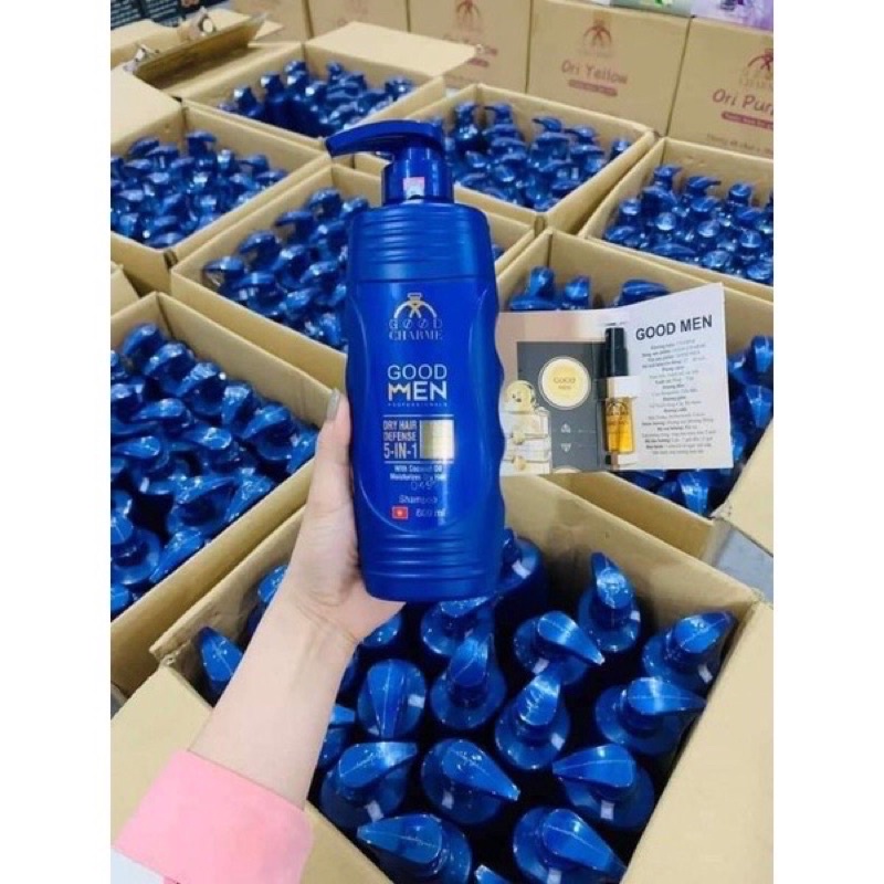 Sữa tắm gội toàn thân nam Good Men 600ml - tặng nước hoa Pháp