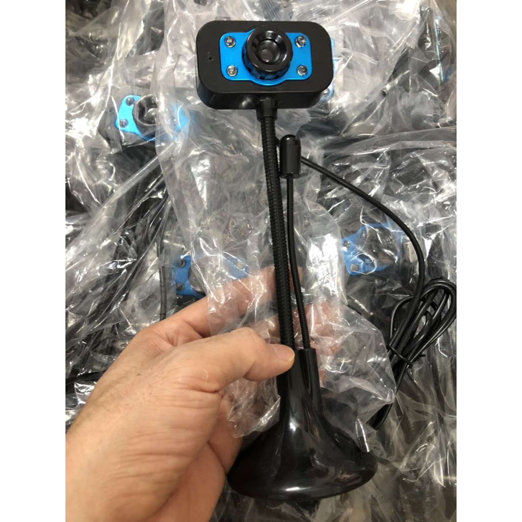 Webcam Chân Cao có mic dùng cho máy tính có tích hợp mic và đèn Led trợ sáng - Webcam máy tính để bàn | BigBuy360 - bigbuy360.vn