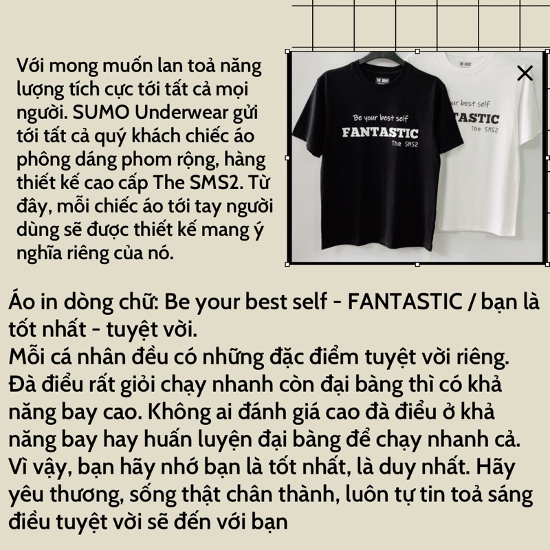 Áo thun nam nữ unisex tay lỡ,cotton cao cấp co dãn 4 chiều, dáng form rộng, hàng thiết kế in chữ FANTASTIC.