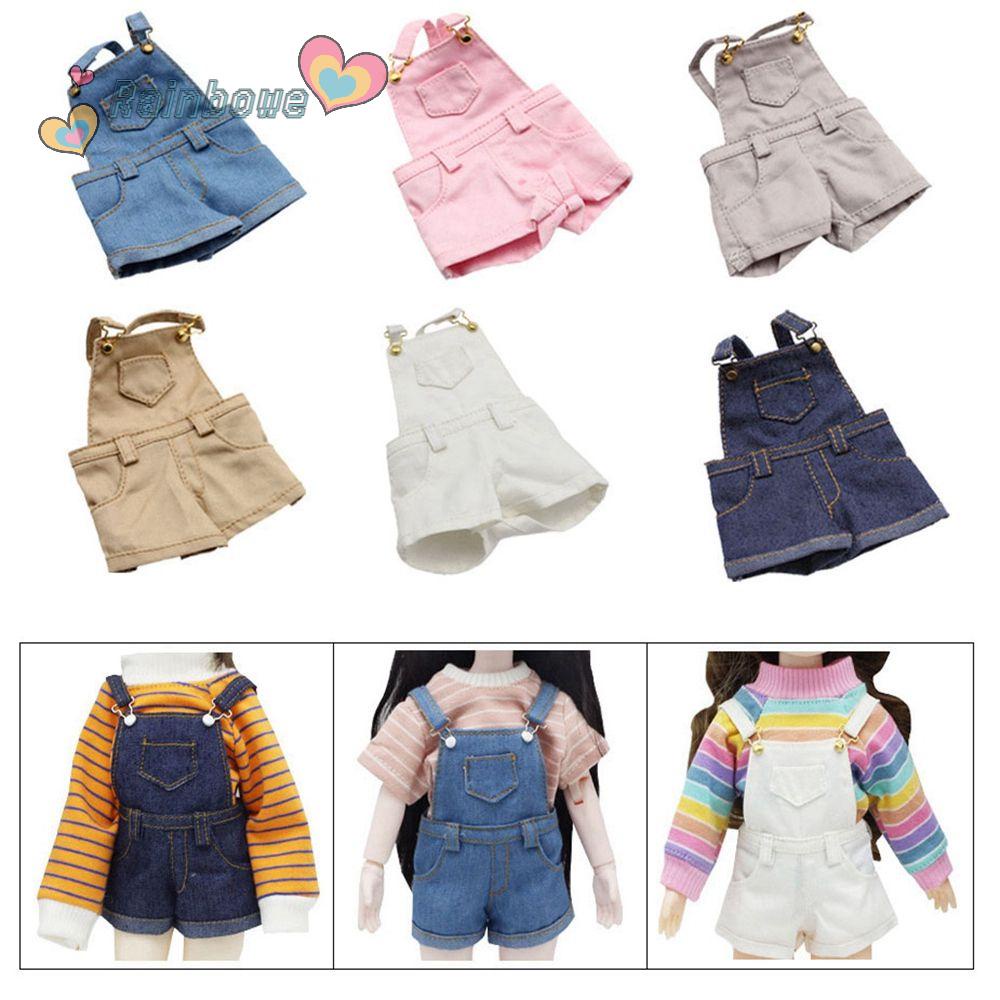 Quần Jean Họa Tiết Hoa Và Cầu Vồng Cho Búp Bê Tỉ Lệ 1/6