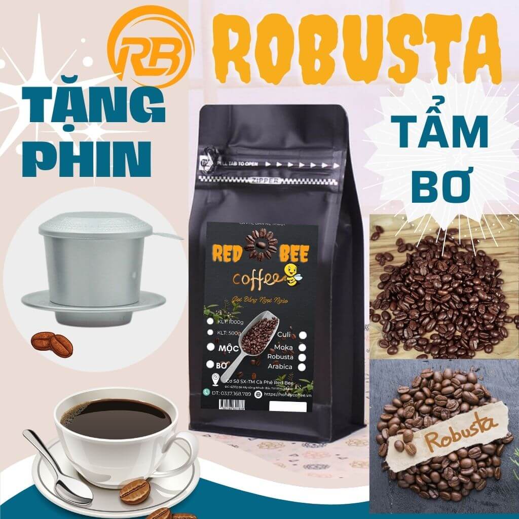 Cafe nguyên chất pha phin truyền thống gu đậm