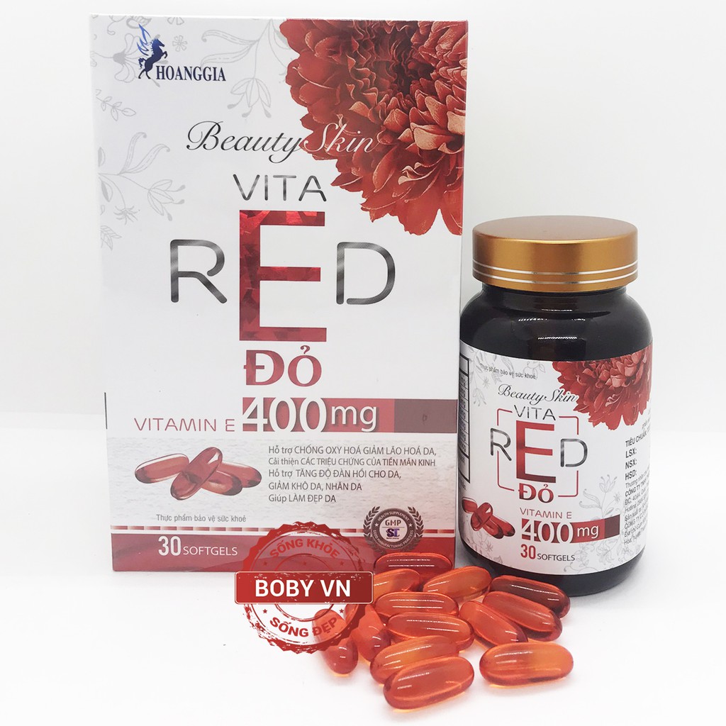 Vitamin E Đỏ 400mg - Beauty Skin Vita Red