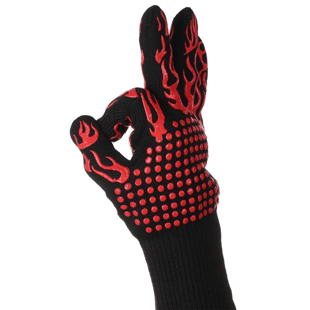 1 Găng Tay Chống Cháy Dùng Để Nấu Ăn Xoay 800 Độ