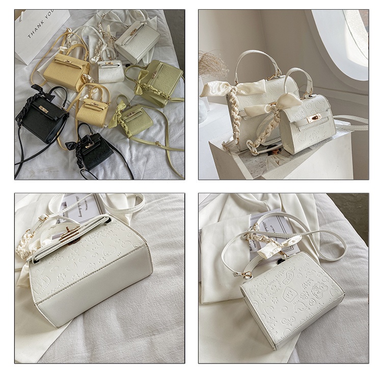 Túi xách nữ phối quai nơ xinh xắn