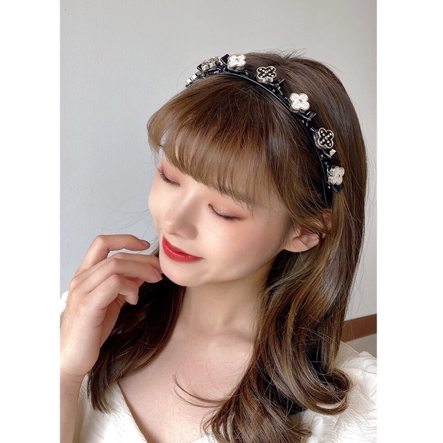 Cài Tóc Tiktok Đính Đá Bờm Cài Tóc Có Kẹp Tạo Độ Phồng Kẹp Tóc Hàn Quốc Siêu Xinh Mainia Shop