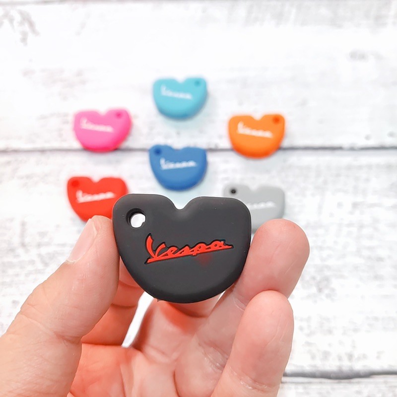 Cao su bọc chìa khóa Vespa Piaggio, bao chìa khoá Vespa sang trọng, nhiều màu sắc