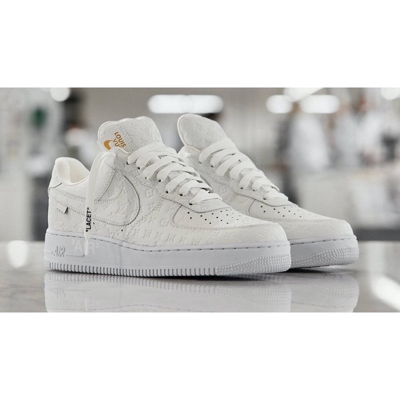 GIÀY AF1 LOW LV ALL WHITE LAI AU