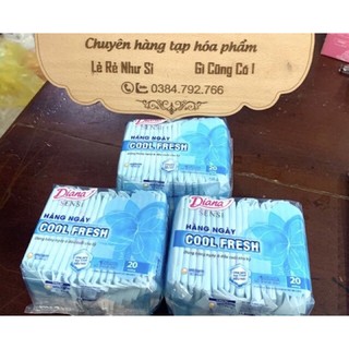 1 Gói băng vệ sinh sensi cool fresh hàng ngày cánh 20 miếng/ gói