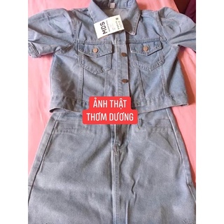 🔹SET ÁO JEAN+ CHÂN VÁY DENIM🔹