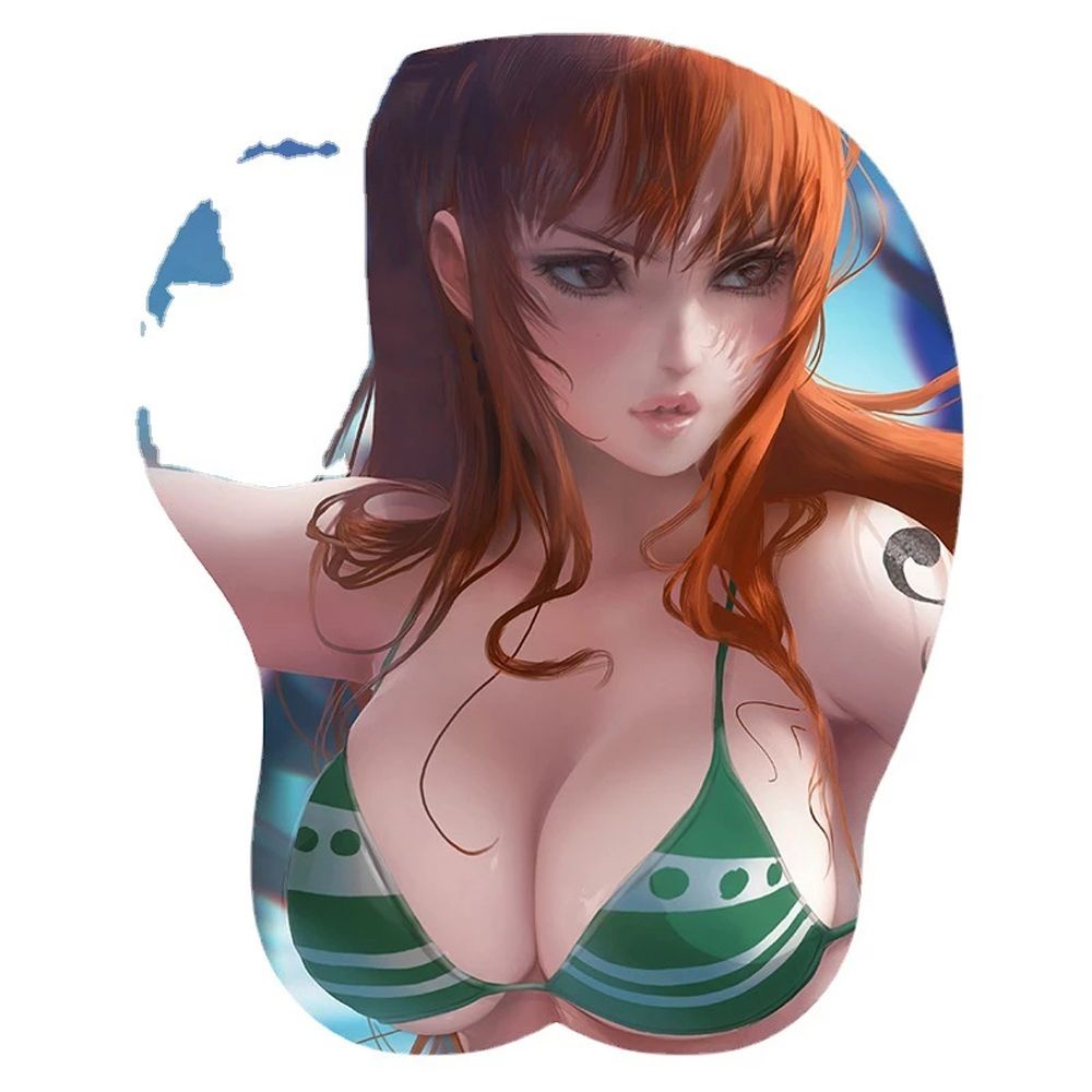 Miếng lót chuột máy tính bằng silicone PC hình anime 3D thoải mái