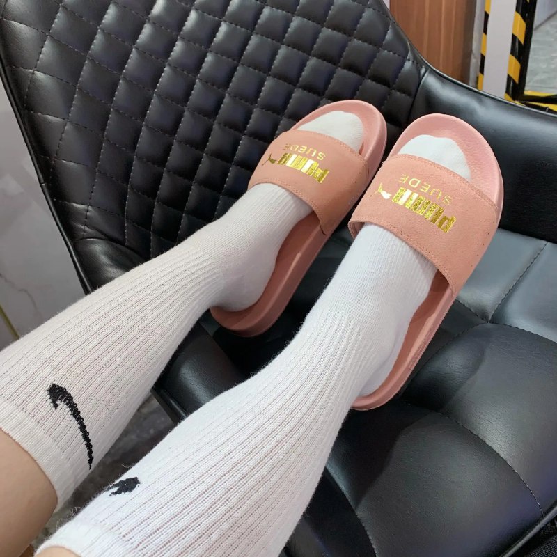 Dép Puma_Suede Leadcat Sandals BaBy Pink SS22  12819