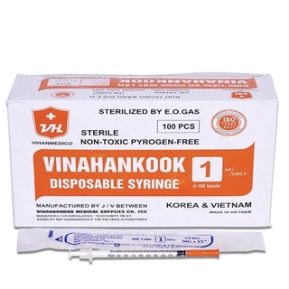 Kim tiểu đường 1ml đầu kim nhỏ size 30G