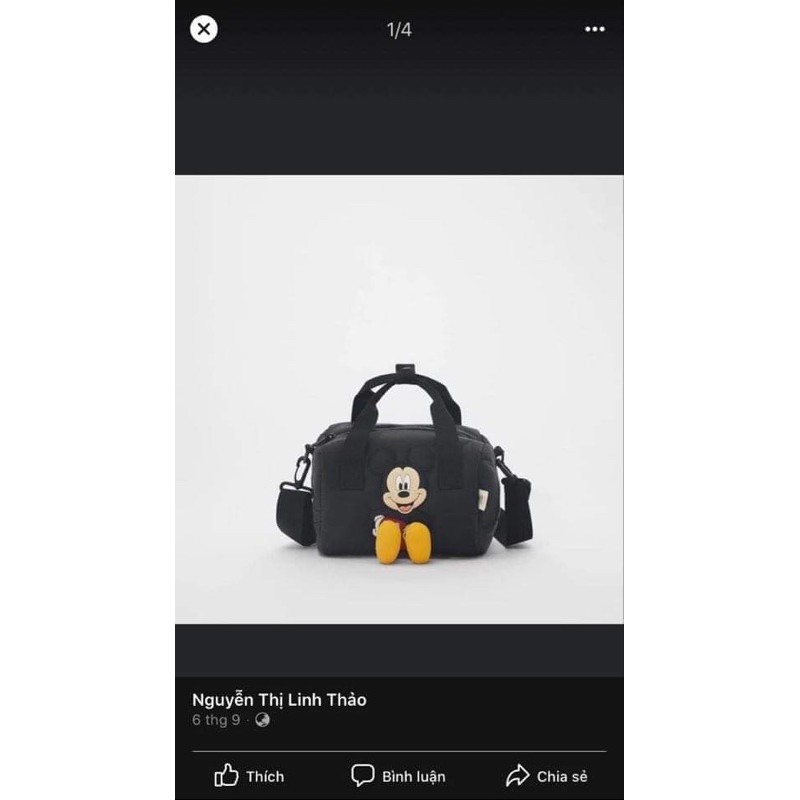 túi trống mickey cho mẹ và bé