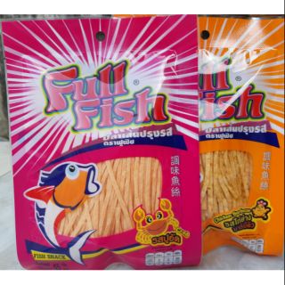 1 gói Fullfish Fishsnack 45g Crab, chicken BBQ  thai lan