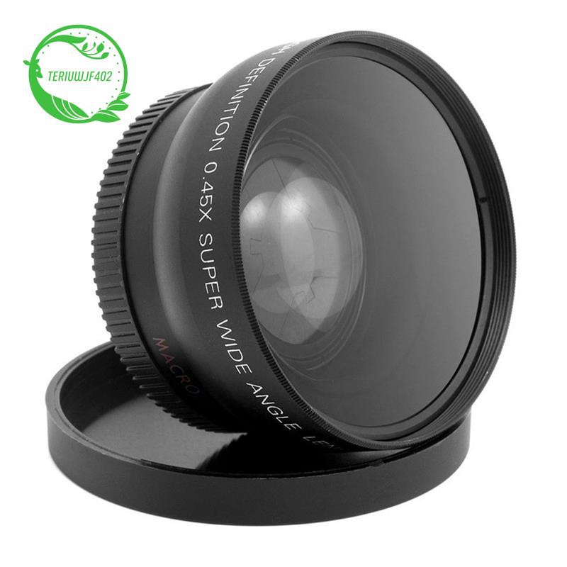 Ống Kính Góc Rộng Hd 52mm 0.45x Cho Máy Ảnh Canon Nikon Sony Pentax 52mm Dslr