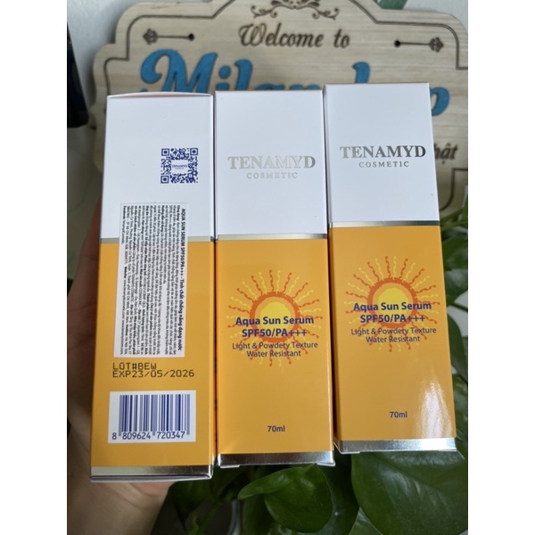Tinh chất chống nắng Tenamyd Canada-Aqua Sun Serum SpF 50