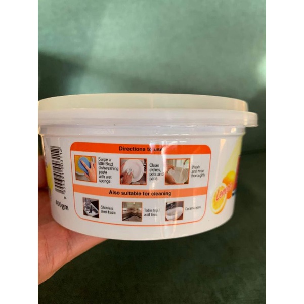 Sáp rửa chén dạng cô đặc BERT 400g - Công nghệ mới - siêu tiện lợi