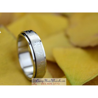 Nhẫn Khắc Thần Chú Om Mani Padme Hum Mantra - NH193