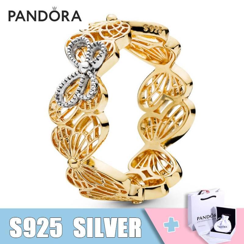 Nhẫn Bạc 925 Mặt Bướm Rỗng