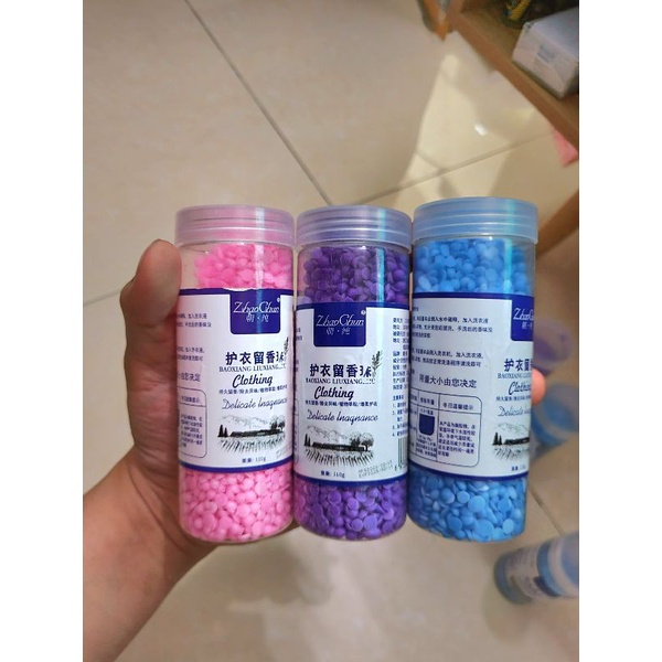 Hạt giặt xả quần áo lưu hương 110g