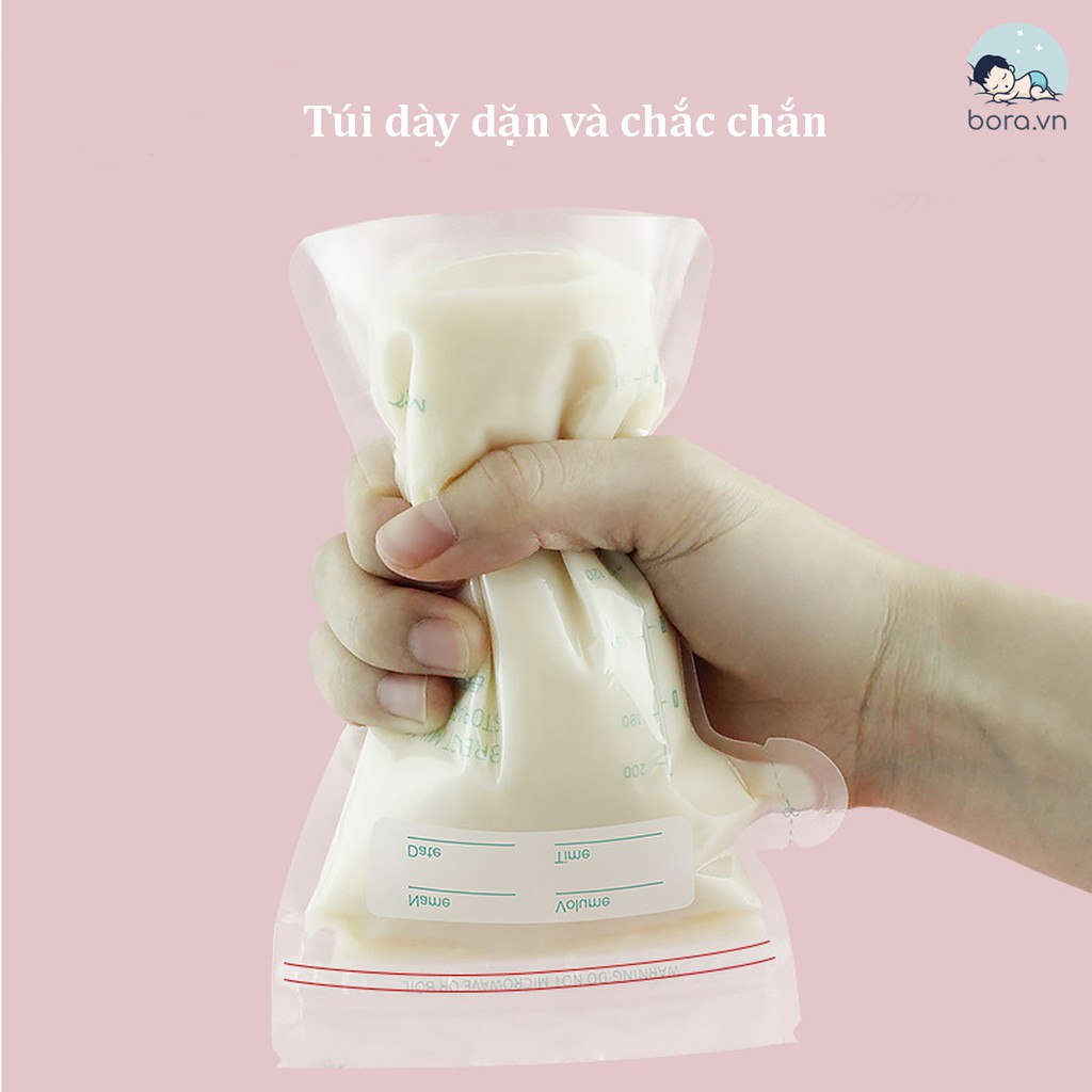 Túi trữ sữa Misuta 150ml 200ml, hộp 30 túi