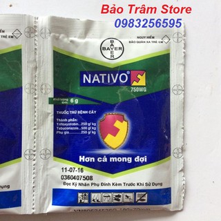 chế phẩm trừ nấm bệnh cây trồng nativo 750WG