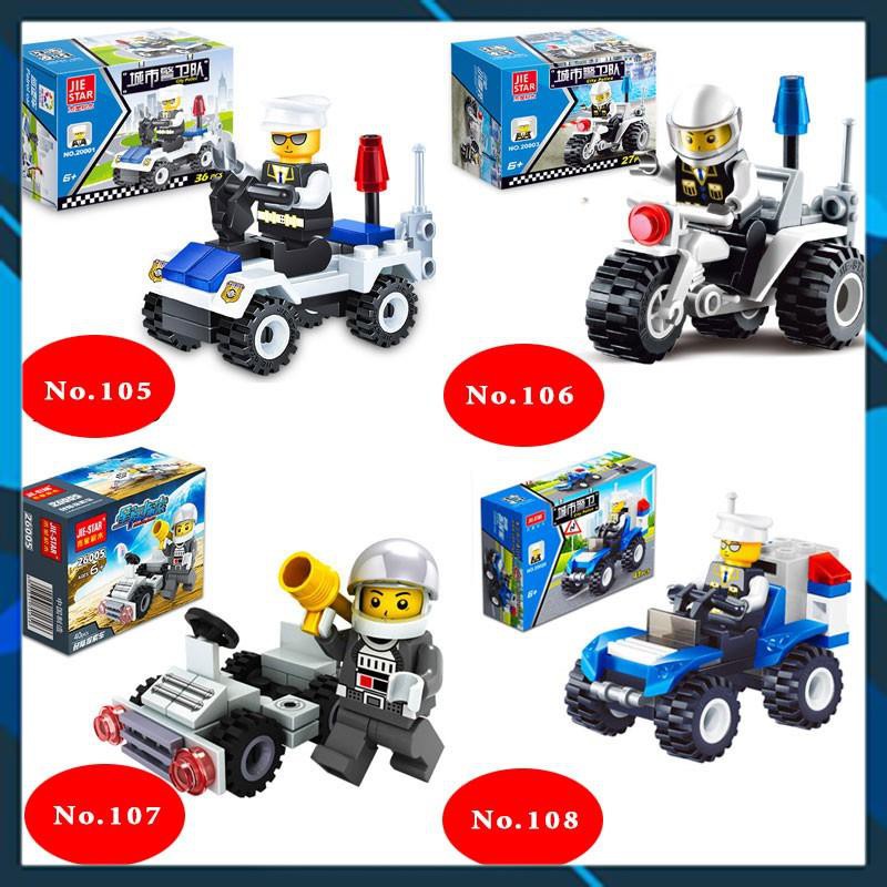 Đồ chơi lắp ghép Đồ chơi lắp ghép các loại xe và thú Mini Lego Style [TOY WORLD]