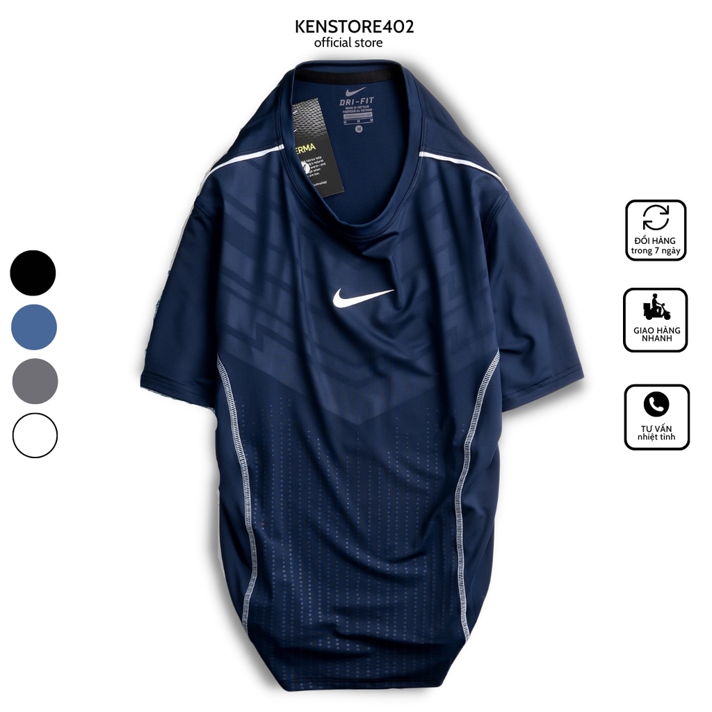 Áo thun nam thể thao A45, áo phông nam chất thun lạnh co giãn 4 chiều mặc mát tập gym chạy bộ