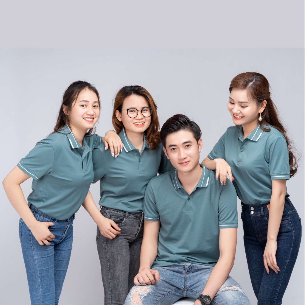 Áo polo cặp đôi cao cấp PALVIN, đẹp, lịch sự và sang trọng - H1APT14