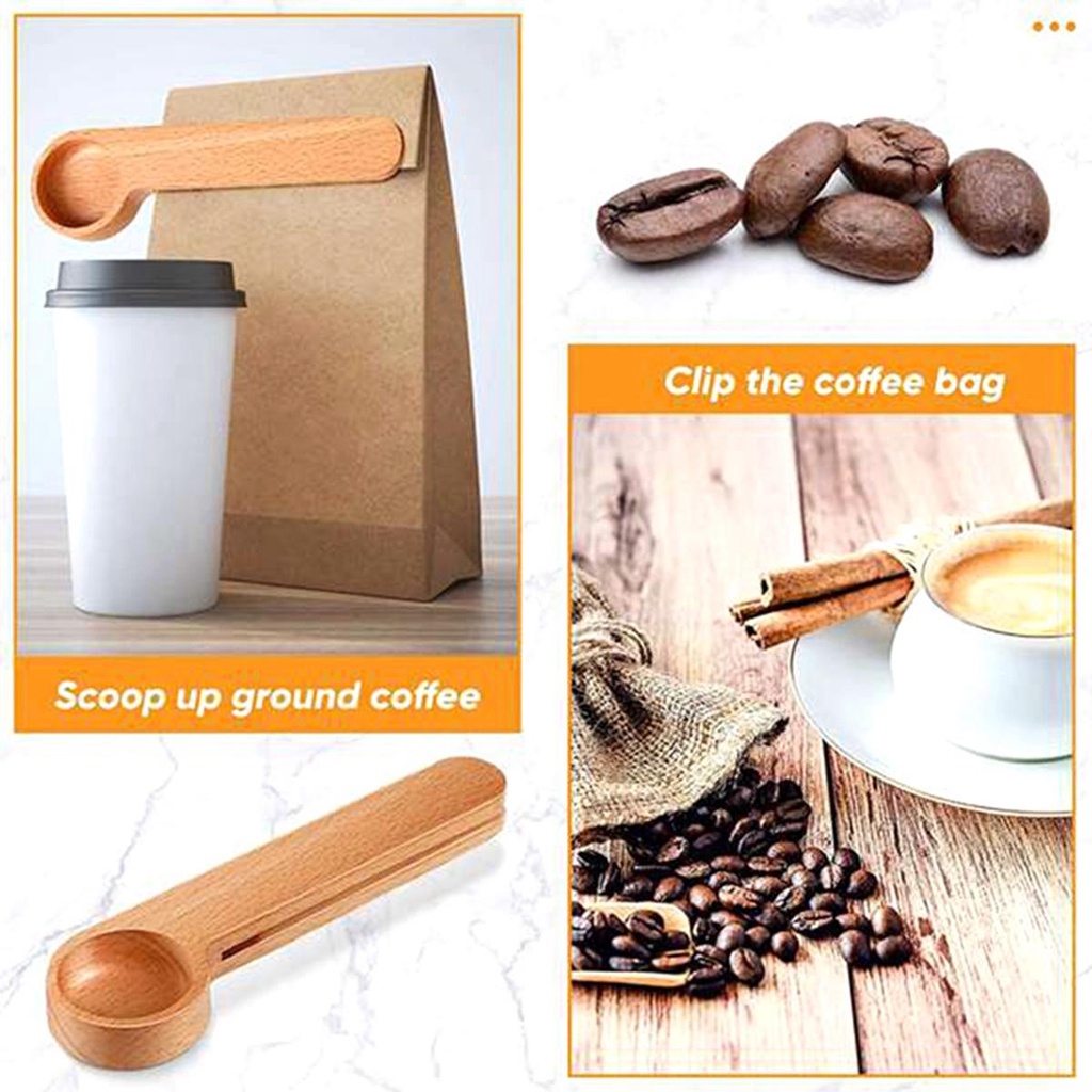 Muỗng Gỗ Đong Cà Phê Thiết Kế Sáng Tạo