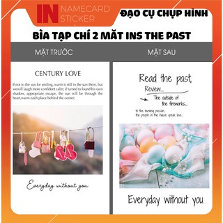POSTER [ĐẠO CỤ CHỤP HÌNH] BÌA TẠP CHÍ 2 MẶT CHỤP INS - POSTER CHỤP ẢNH 3D.
