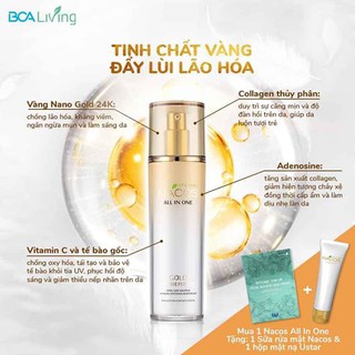 Serum tế bào gốc Nacos All In One Hàn Quốc chính hãng 120ml.KM giảm giá 100K Freeship.ĐT: 0914263039
