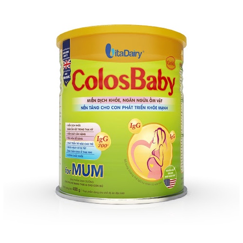 [CHÍNH HÃNG] Sữa Bột VitaDairy ColosBaby Gold for MUM Hộp 800g (Cho phụ nữ mang thai &amp; cho con bú)