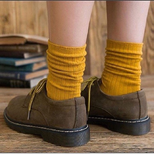 Tất cao cổ nữ 𝑭𝒓𝒆𝒆𝒔𝒉𝒊𝒑Lố 5 đôi tất gân cao cổ nữ-SAMKID