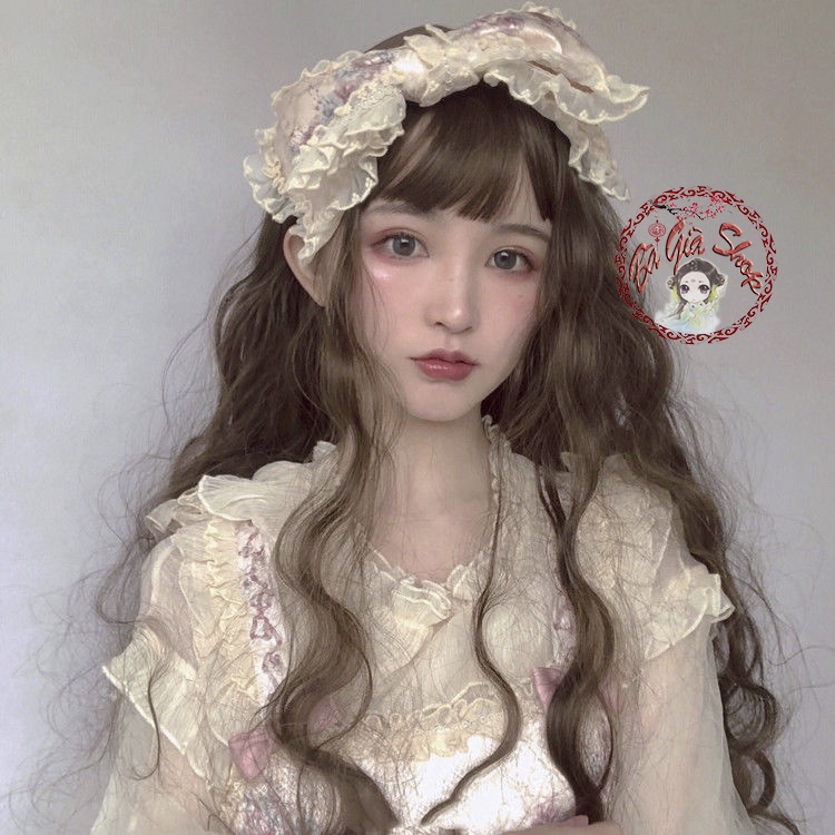 Tóc giả nguyên bộ wig lolita
