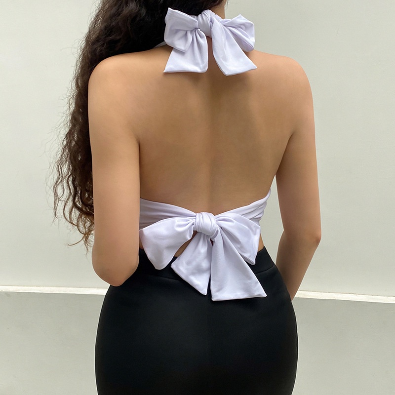 DUNEA Áo kiểu cổ khoét sâu phong cách quyến rũ