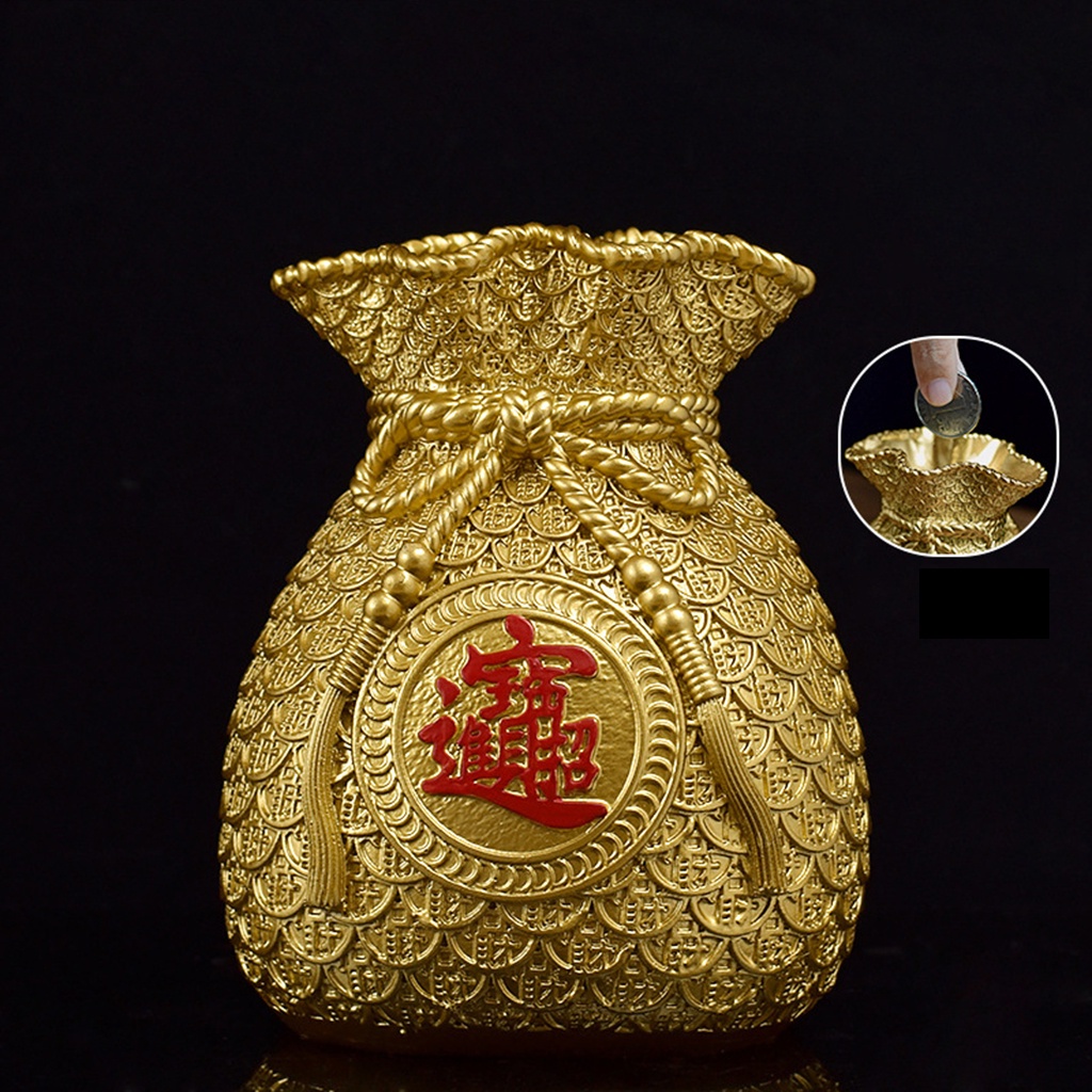 Ống heo tiết kiệm hình túi tiền sáng tạo