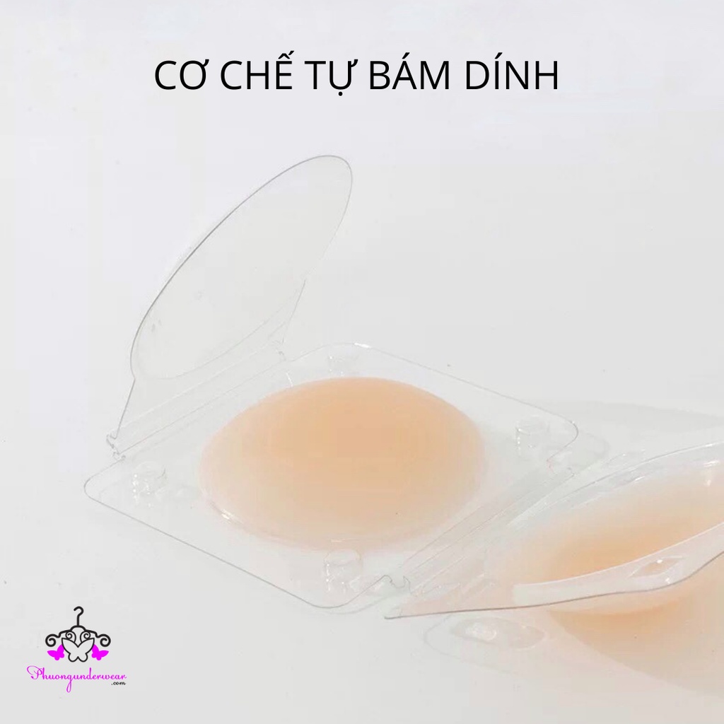 Miếng dán ngực silicon nhiệt tự thân siêu mỏng