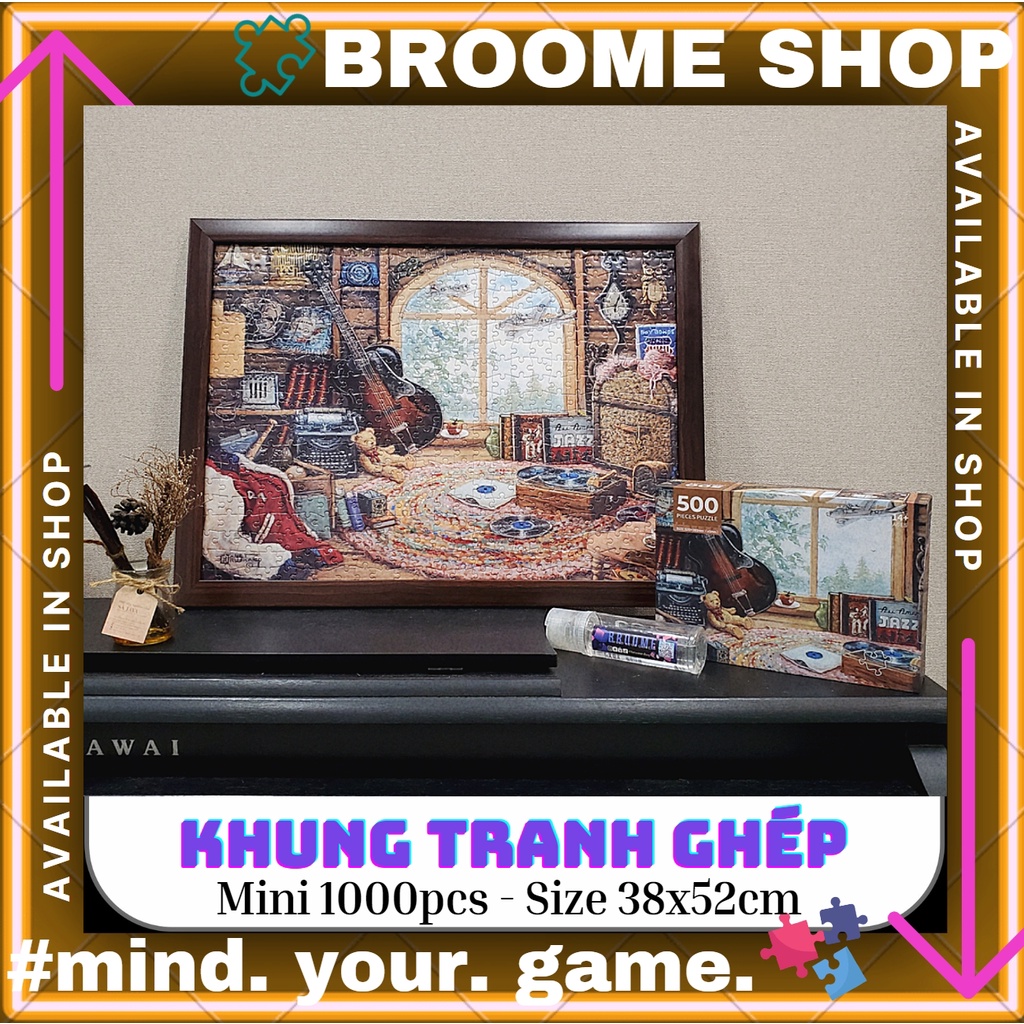 Bộ tranh xếp hình GỖ Paris Puzzle 1000 miếng Tranh ghép hình 1000 mảnh Xếp Hình 1000 Pcs Jigsaw Puzzle Gỗ