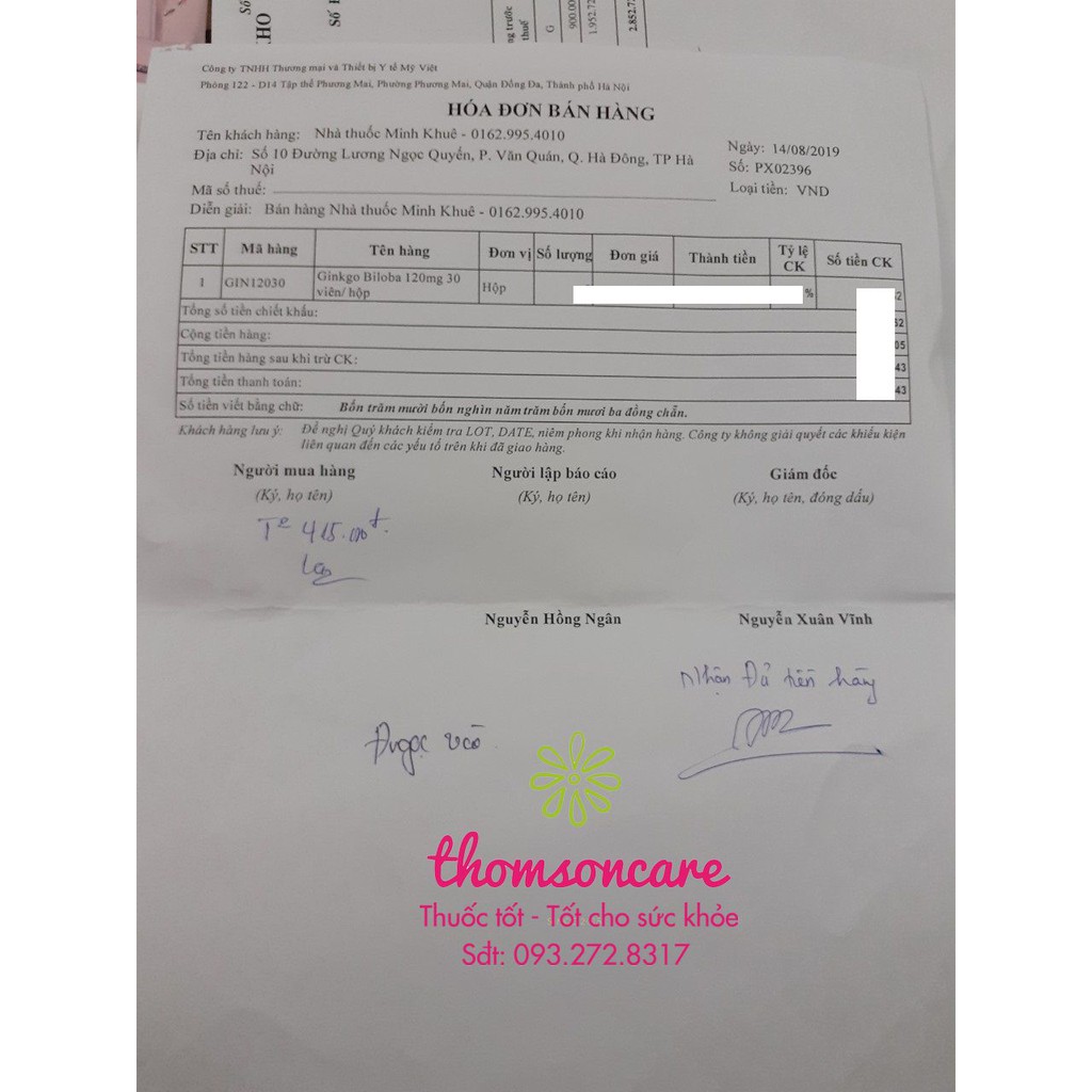 Viên uống bổ não Ginkgo Biloba 120mg - Hỗ trợ tăng tuần hoàn não - Nhập khẩu chính hãng từ USA