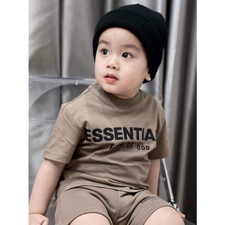 Bộ short thể thao ESSENTIALS cao cấp bé trai-MS205