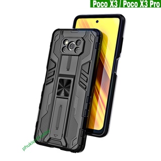 ỐP LƯNG IRON MAN VER 3 POCO X3 / X3 PRO CHỐNG SỐC GIÁ ĐỠ XEM PHIM CHẤT ĐẸP