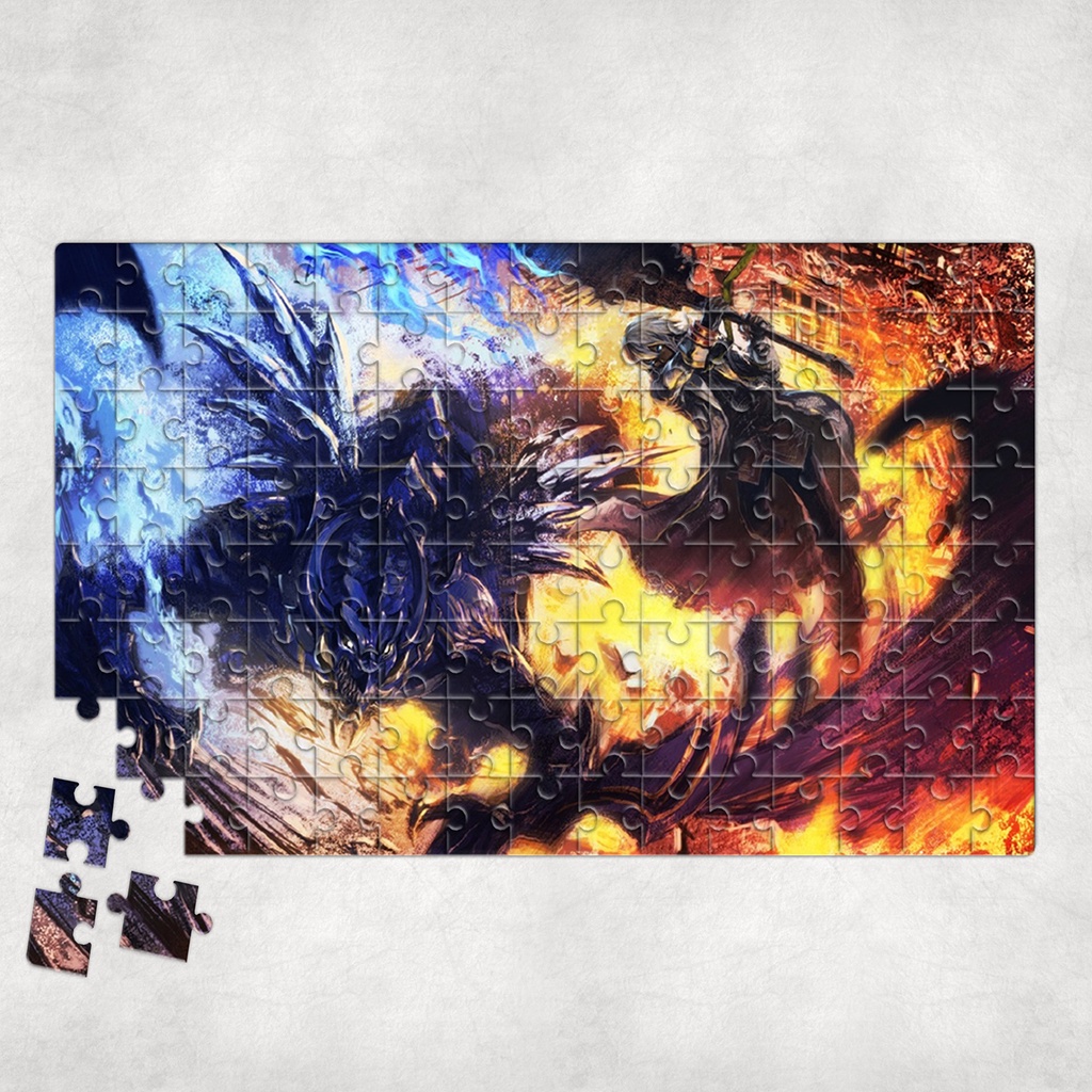 Tranh ghép hình A4, A5 Anime, xếp hình GOD EATER - Mẫu 1