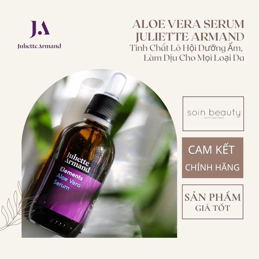 Tinh Chất Lô Hội Cấp Ẩm, Làm Dịu Cho Mọi Da - ALOE VERA SERUM JULIETTE ARMAND - JA