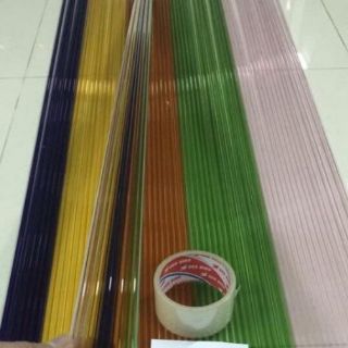 Ống hút thủy tinh combo 40 trắg